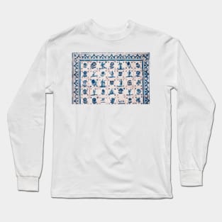 Beautiful Dutch tiles Long Sleeve T-Shirt